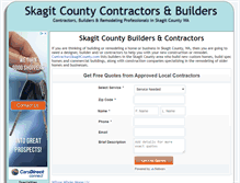 Tablet Screenshot of contractorsskagitcounty.com